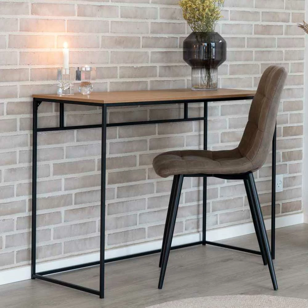 100x45 Cm Schreibtisch In Eiche Optik - Enzetra 3 100x45 Cm Schreibtisch In Eiche Optik - Enzetra – Bild 2