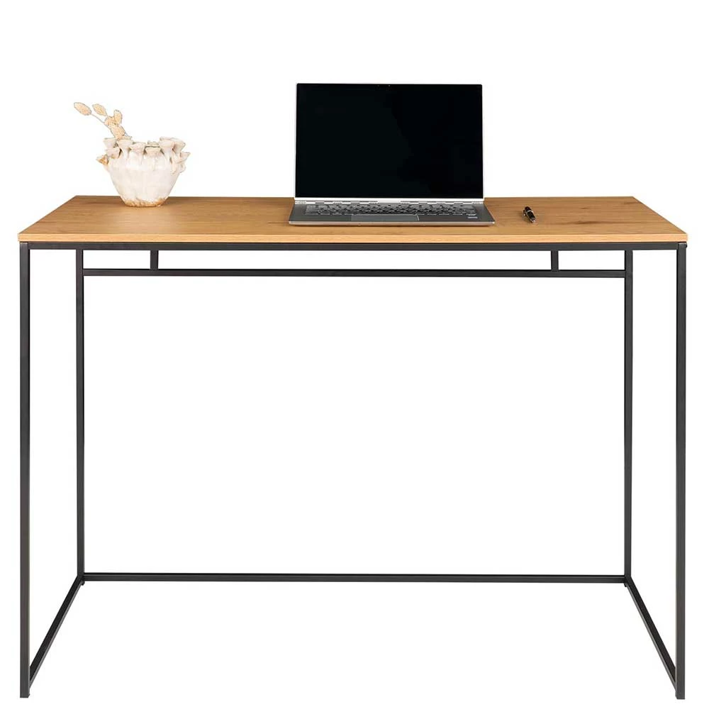 100x45 Cm Schreibtisch In Eiche Optik - Enzetra 4 100x45 Cm Schreibtisch In Eiche Optik - Enzetra – Bild 3