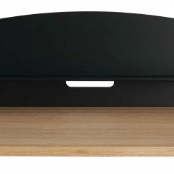 103x93x45 Designer Schreibtisch Mit Aufsatz - Viticco -Tulcea Shop 103x93x45 designer schreibtisch mit aufsatz in schwarz eiche viticco 04