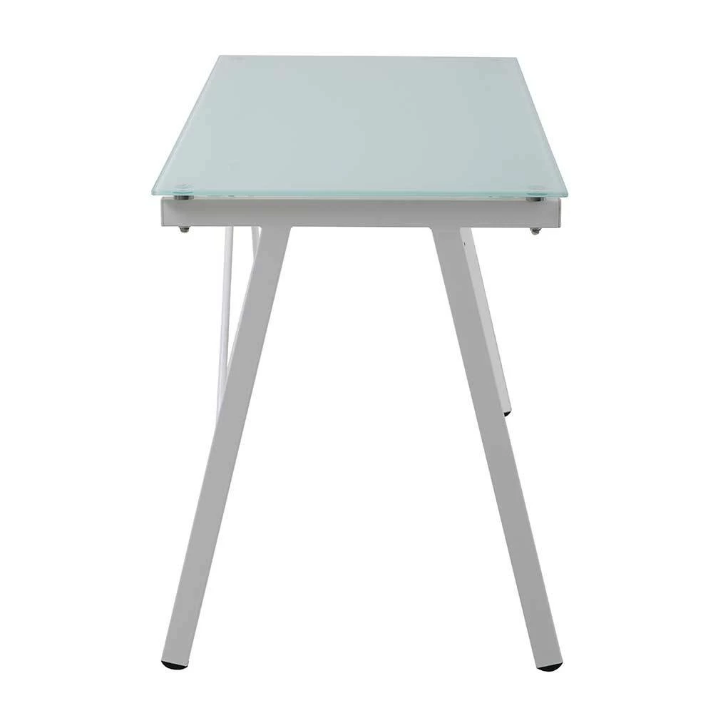 113x73x58 Glas Schreibtisch Mit Vierfußgestell - Isacco 7 113x73x58 Glas Schreibtisch Mit Vierfußgestell - Isacco – Bild 5