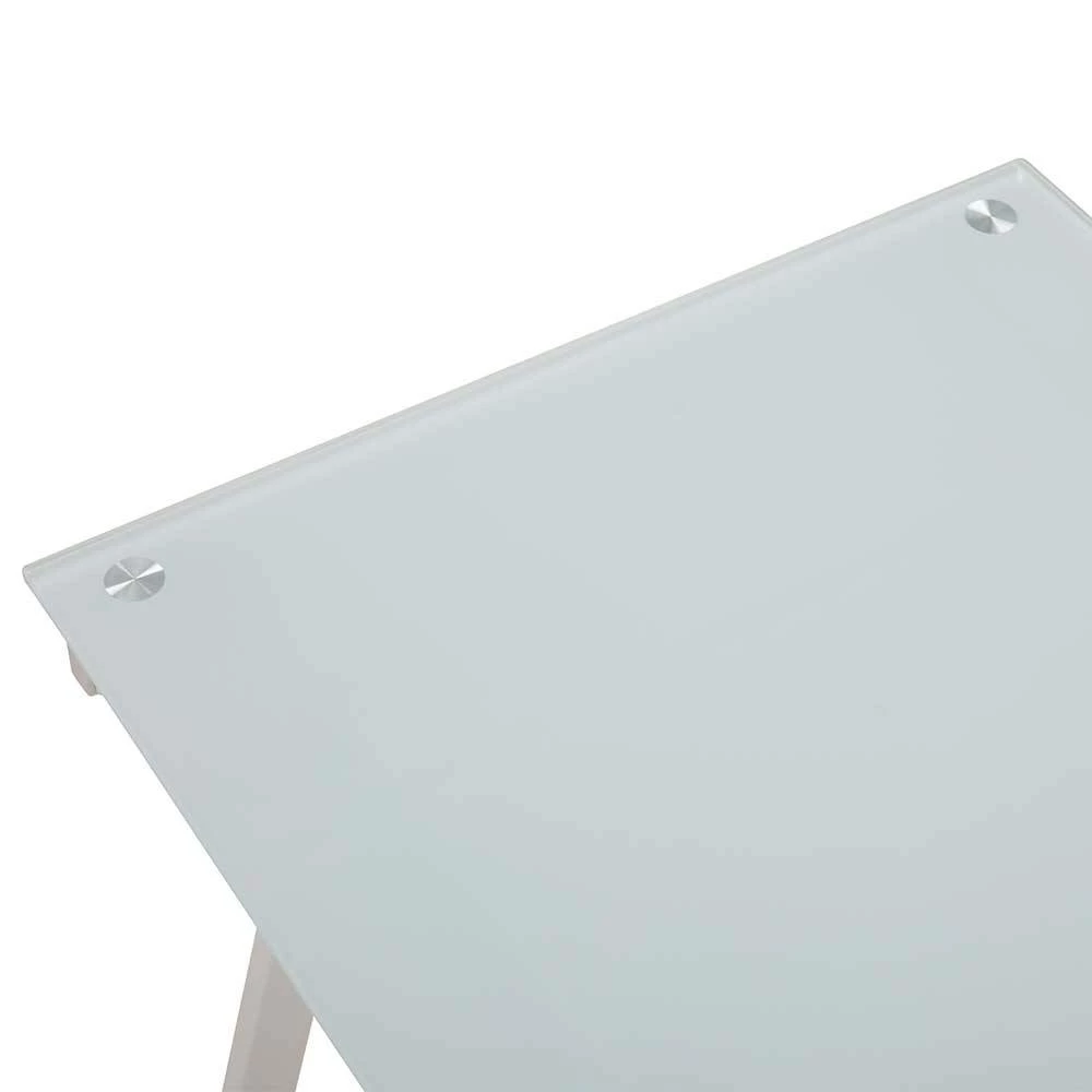 113x73x58 Glas Schreibtisch Mit Vierfußgestell - Isacco 8 113x73x58 Glas Schreibtisch Mit Vierfußgestell - Isacco – Bild 6