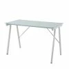 113x73x58 Glas Schreibtisch Mit Vierfußgestell - Isacco 1 113x73x58 Glas Schreibtisch Mit Vierfußgestell - Isacco -Tulcea Shop 113x73x58 glas schreibtisch mit vierfussgestell aus metall in weiss isacco f