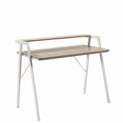 115x91x60 Skandi Schreibtisch Mit Aufsatz - Shining