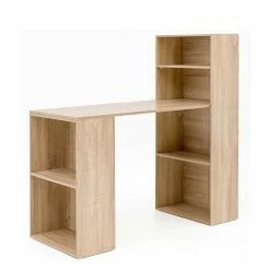 Alternative view of 120x120x53 Schreibtisch Mit 2 Regalen - Sunset