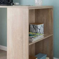120x120x53 Schreibtisch Mit 2 Regalen - Sunset 13 120x120x53 Schreibtisch Mit 2 Regalen - Sunset -Tulcea Shop 120x120x53 schreibtisch mit 2 regalen in holz optik sonoma eiche sunset 05
