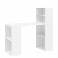 120x120x53 Schreibtisch Regal Kombi In Weiß - Ricana