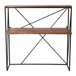120x122x60 Design Schreibtisch Aus Holz & Metall - Offia 10 120x122x60 Design Schreibtisch Aus Holz & Metall - Offia -Tulcea Shop 120x122x60 design schreibtisch aus holz metall in braun schwarz offia 02