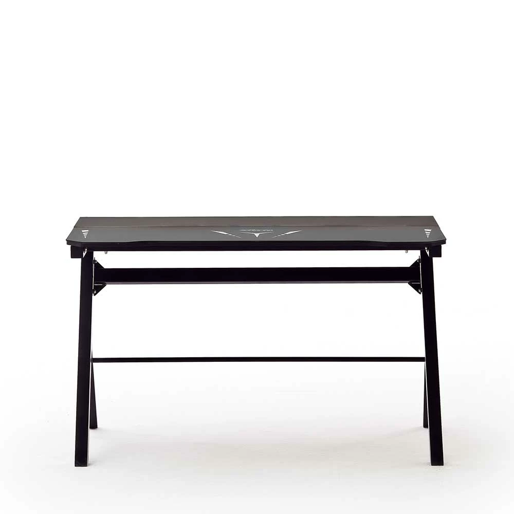 120x60 Design Schreibtisch Mit Glas & LED Licht - Deynara 6 120x60 Design Schreibtisch Mit Glas & LED Licht - Deynara – Bild 5