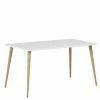 140x75 Schreibtisch Im Skandinavischen Wohnstil - Niuna -Tulcea Shop 140x75 schreibtisch im skandinavischen wohnstil in weiss eiche niuna f