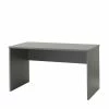 140x75x65 Schreibtisch In Anthrazit - Navlius 2 140x75x65 Schreibtisch In Anthrazit - Navlius -Tulcea Shop 140x75x65 schreibtisch in anthrazit mit knieraumblende navlius f