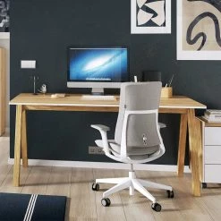 160x80 Schreibtisch In Wildeiche Mit Weiß - Esinan 10 160x80 Schreibtisch In Wildeiche Mit Weiß - Esinan -Tulcea Shop 160x80 schreibtisch in wildeiche mit weiss mit stossfesten abs kanten esinan 03