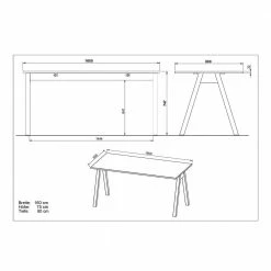 160x80 Schreibtisch In Wildeiche Mit Weiß - Esinan 11 160x80 Schreibtisch In Wildeiche Mit Weiß - Esinan -Tulcea Shop 160x80 schreibtisch in wildeiche mit weiss mit stossfesten abs kanten esinan 04