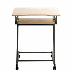 60x75x49 Mobiler Computertisch In Eiche Optik - Matanzas -Tulcea Shop 60x75x49 mobiler computertisch in eiche optik und anthrazit matanzas 02