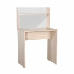 72x119x52 Cm Kleiner Schreibtisch In Eiche Hell - Sharkas -Tulcea Shop 72x119x52 cm kleiner schreibtisch in eiche hell und weiss mit aufsatz sharkas 03