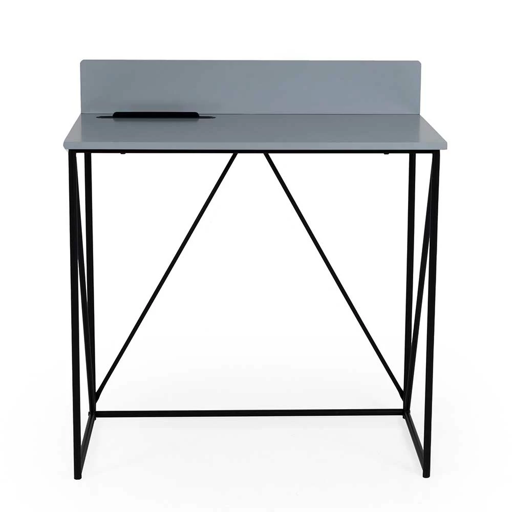 80x48 Schreibtisch In Grau & Schwarz - Racer 4 80x48 Schreibtisch In Grau & Schwarz - Racer – Bild 2