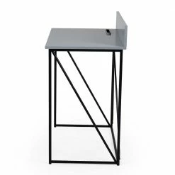 80x48 Schreibtisch In Grau & Schwarz - Racer 11 80x48 Schreibtisch In Grau & Schwarz - Racer -Tulcea Shop 80x48 schreibtisch in grau schwarz mit buegelgestell racer 03