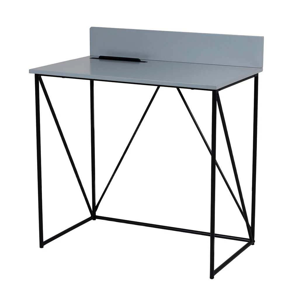 80x48 Schreibtisch In Grau & Schwarz - Racer 3 80x48 Schreibtisch In Grau & Schwarz - Racer