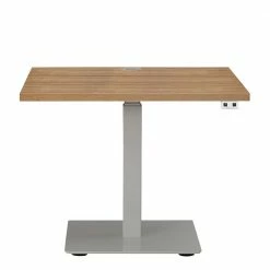 80x80 Schreibtisch Höhenverstellbar - Dievus -Tulcea Shop 80x80 schreibtisch hoehenverstellbar in wildeiche optik grau dievus 02