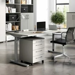 Arbeitstisch Fürs Büro In Lichtgrau & Silber - Mecasan 11 Arbeitstisch Fürs Büro In Lichtgrau & Silber - Mecasan -Tulcea Shop arbeitstisch fuers buero in lichtgrau silber hoehenverstellbar mecasan 04