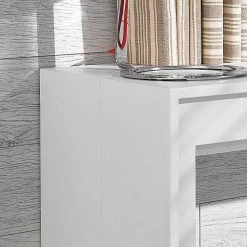 Ausziehbarer Schreibtisch Piezara In Weiß 3 Ausziehbarer Schreibtisch Piezara In Weiß -Tulcea Shop ausziehbarer schreibtisch weiss modern piezara 02