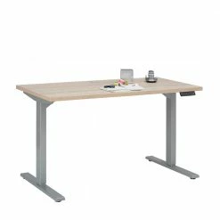 Büro Arbeitstisch In Sonoma-Eiche & Grau - Cisnus 11 Büro Arbeitstisch In Sonoma-Eiche & Grau - Cisnus -Tulcea Shop buero arbeitstisch in sonoma eiche grau elektrisch in der hoehe verstellbar cisnus 03