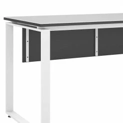 Büroschreibtisch Mit Glasplatte - Nisrean -Tulcea Shop bueroschreibtisch mit glasplatte in weiss anthrazit nisrean 04