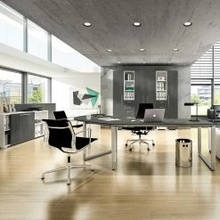 Bürotisch Gropada In Grau Weiß 12 Bürotisch Gropada In Grau Weiß -Tulcea Shop buerotisch grau weiss hoehenverstellbar gropada 05