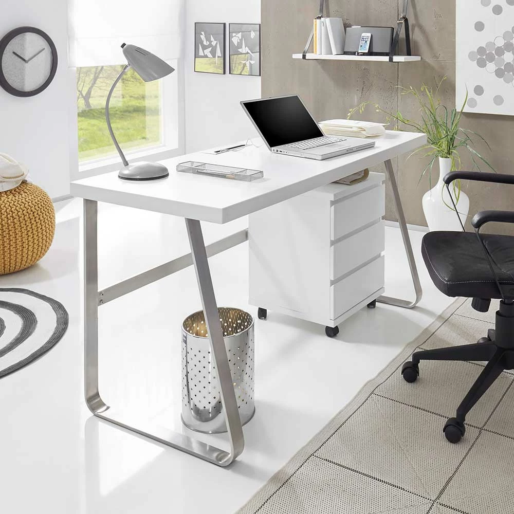 Bürotisch Camona Mit Kabeldurchlass 4 Bürotisch Camona Mit Kabeldurchlass – Bild 2