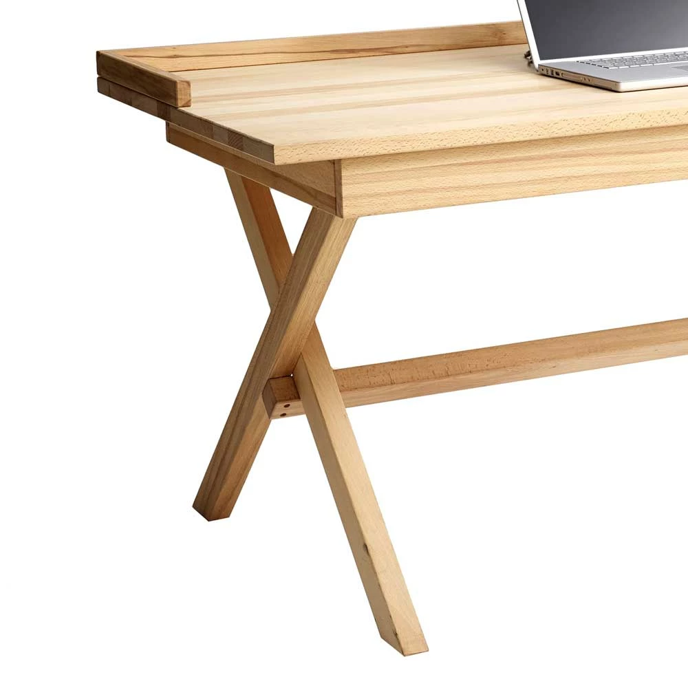 Bürotisch Merkur Aus Kernbuche Massivholz 6 Bürotisch Merkur Aus Kernbuche Massivholz – Bild 5