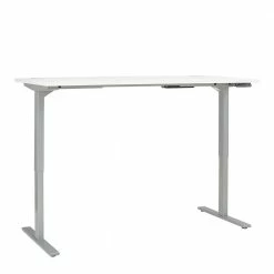 Bürotisch Mit Elektro-Höhenverstellung - Licomus -Tulcea Shop buerotisch mit elektro hoehenverstellung in weiss grau drei groessen licomus 04