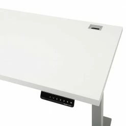 Bürotisch Mit Elektro-Höhenverstellung - Licomus -Tulcea Shop buerotisch mit elektro hoehenverstellung in weiss grau drei groessen licomus 05