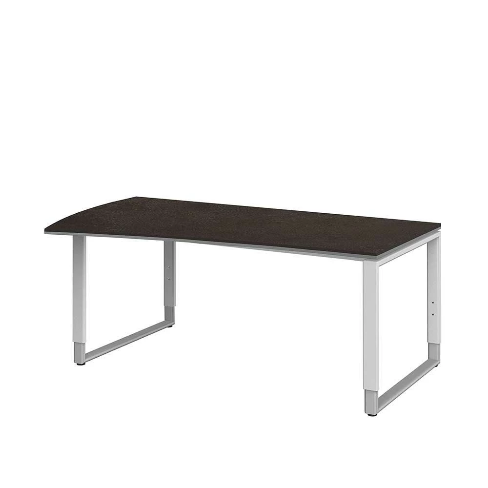 Computer Schreibtisch Abisek In Braun Silber 3 Computer Schreibtisch Abisek In Braun Silber