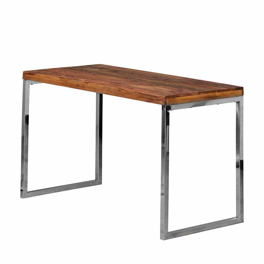 Computer-Schreibtisch Jimena im Loft Style Computer-Schreibtisch Jimena Im Loft Style -Tulcea Shop computer schreibtisch loft style sheesham holz metall verchromt jimena f