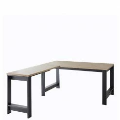 Alternative view of Country Style Eckschreibtisch Zweifarbig - Joe