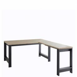 Country Style Eckschreibtisch Zweifarbig - Joe