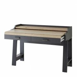 Design PC Tisch Mit Rollcontainer - Joe (zweiteilig) -Tulcea Shop design pc tisch mit rollcontainer in grau eiche optik country joe 04