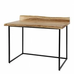 Design Schreibtisch Mit Naturkanten Aus Akazie - Ilmany