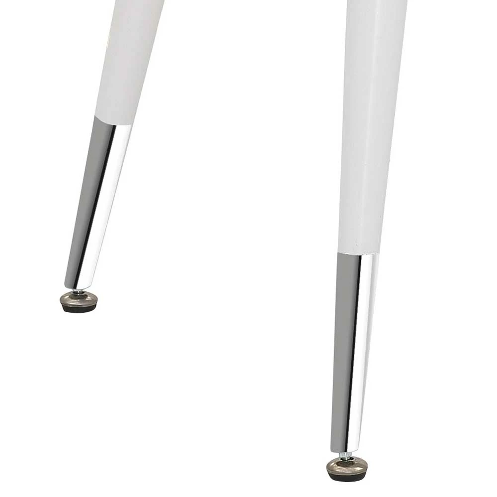 Designer Schreibtisch Aus Weißglas Mit Chrom - Citowas 6 Designer Schreibtisch Aus Weißglas Mit Chrom - Citowas – Bild 4