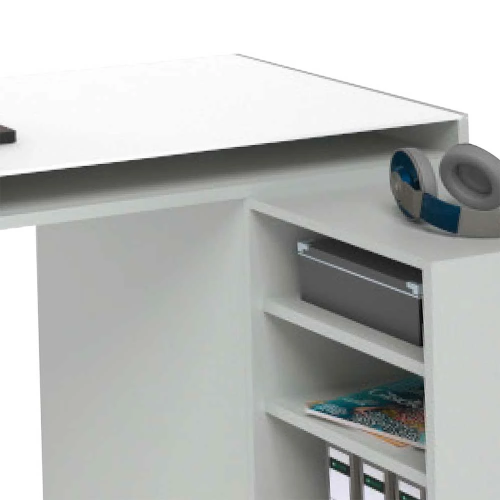 Eck Schreibtisch Gregoriana Mit Regal 6 Eck Schreibtisch Gregoriana Mit Regal – Bild 4