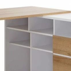 Eckchreibtisch Mit Stauraum Regal 147x77x140 - Nanella 13 Eckchreibtisch Mit Stauraum Regal 147x77x140 - Nanella -Tulcea Shop eckchreibtisch mit stauraum regal 147x77x140 in weiss eiche nanella 05