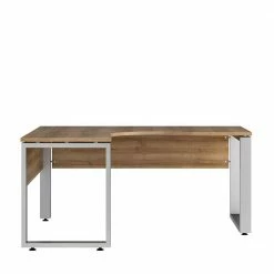 Eckschreibtisch In Eiche Holzoptik - Hatlantico 9 Eckschreibtisch In Eiche Holzoptik - Hatlantico -Tulcea Shop eckschreibtisch in eiche holzoptik und alufarben buegelgestell hatlantico 02