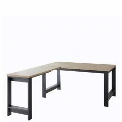 Eckschreibtisch & Rollcontainer - Joe (dreiteilig) 10 Eckschreibtisch & Rollcontainer - Joe (dreiteilig) -Tulcea Shop eckschreibtisch rollcontainer in grau eiche landhaus joe 03