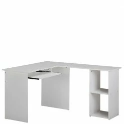 EDV Schreibtisch Mit Regal - Winkelform - Candyon