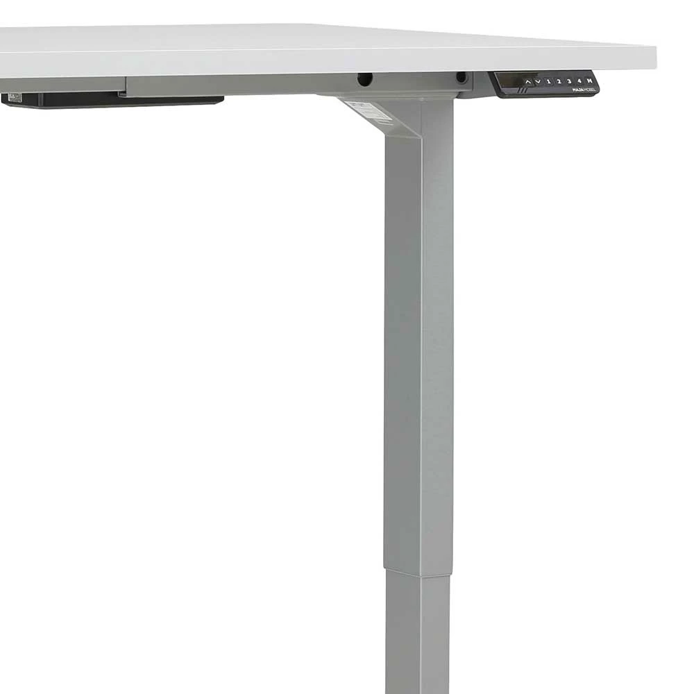 Elektrisch Höhenverstellbarer Bürotisch In Grau - Madalas 5 Elektrisch Höhenverstellbarer Bürotisch In Grau - Madalas – Bild 3