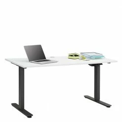 Elektrisch Höhenverstellbarer Schreibtisch In Weiß - Tujago 9 Elektrisch Höhenverstellbarer Schreibtisch In Weiß - Tujago -Tulcea Shop elektrisch hoehenverstellbarer schreibtisch in weiss und anthrazit t gestell tujago 01