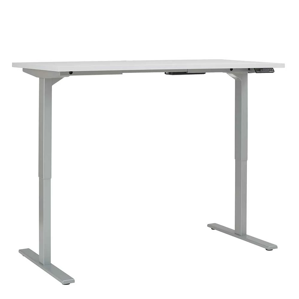 Elektrisch Verstellbarer Bürotisch In Hellgrau - Madalas 7 Elektrisch Verstellbarer Bürotisch In Hellgrau - Madalas – Bild 5
