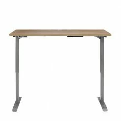 Hochwertiger Schreibtisch Mit Höhenverstellung - Alberto -Tulcea Shop hochwertiger schreibtisch mit hoehenverstellung in wildeiche grau alberto 02