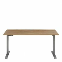 Hochwertiger Schreibtisch Mit Höhenverstellung - Alberto -Tulcea Shop hochwertiger schreibtisch mit hoehenverstellung in wildeiche grau alberto 04