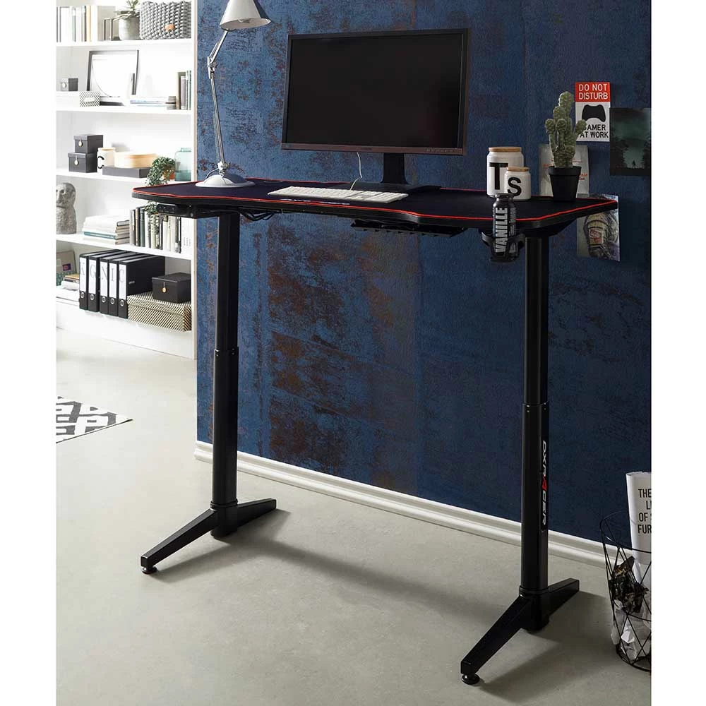 Höhenverstellbarer Gaming PC Tisch In Schwarz - Pelevas 5 Höhenverstellbarer Gaming PC Tisch In Schwarz - Pelevas – Bild 3
