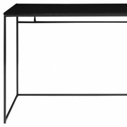 Kleiner Schreibtisch In Schwarz 100x45 - Fiorda -Tulcea Shop kleiner schreibtisch in schwarz 100x45 modernes design mit buegelgestell fiorda 04